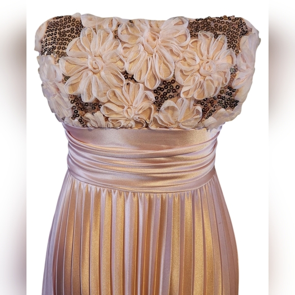 Speechless Vintage Strapless Pink Dress - Picture 3 of 8